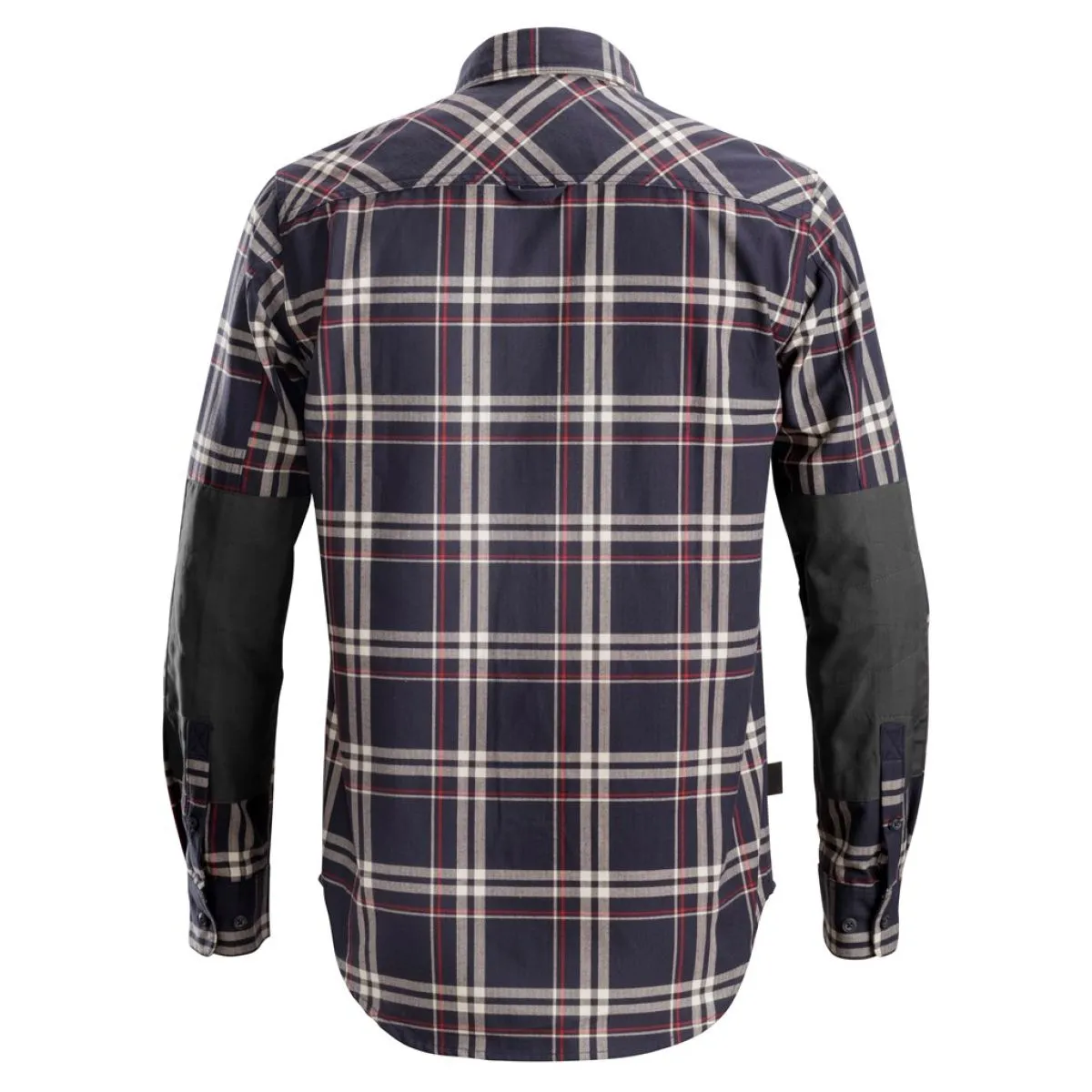 Snickers&#x20;8502&#x20;RuffWork,&#x20;Flannel&#x20;Checked&#x20;l&#x2F;s&#x20;Shirt&#x20;-&#x20;Navy&#x2F;&#x20;Chili&#x20;Red