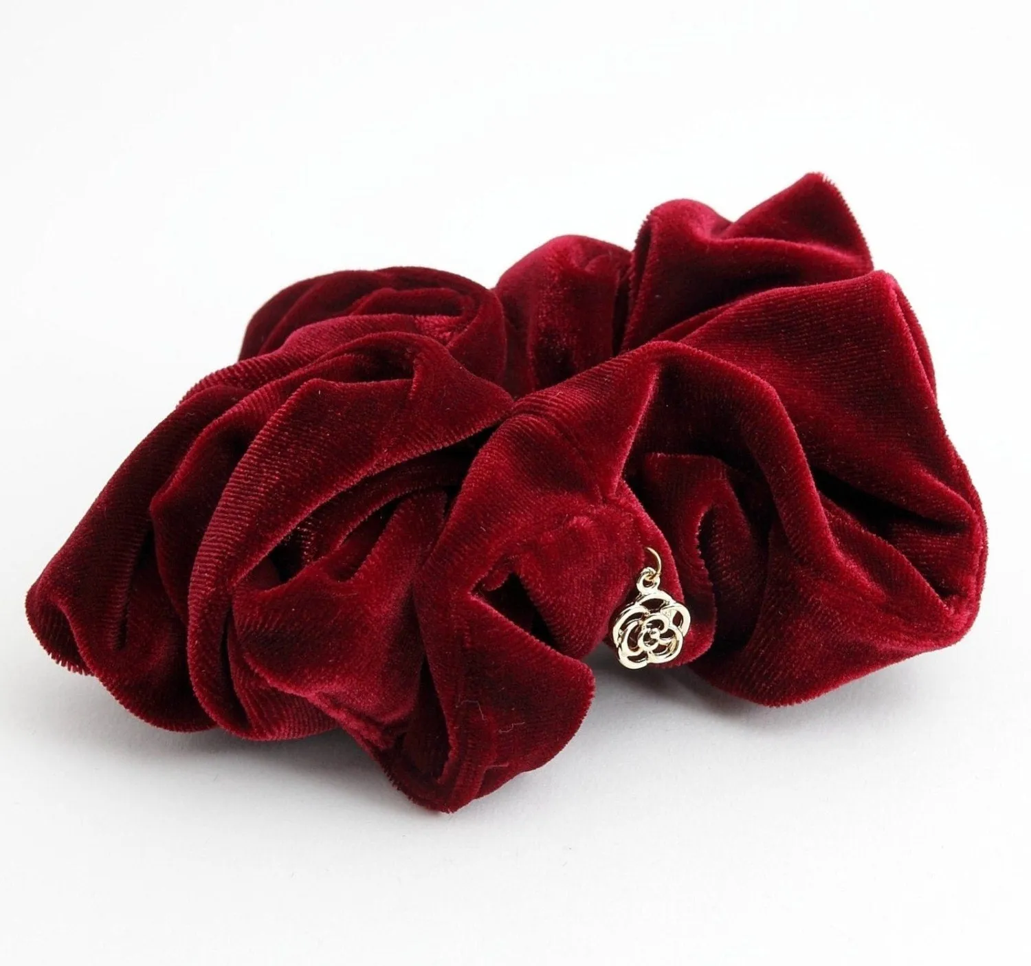 Solid Color Velvet Scrunchies Fall Winter Hair Elastics Women Hair Accessories