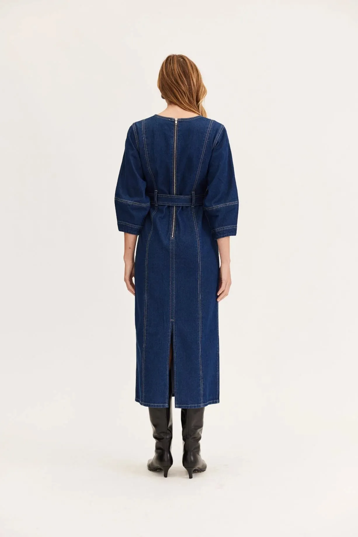 Staple the Label - Maya Denim Midi Dress