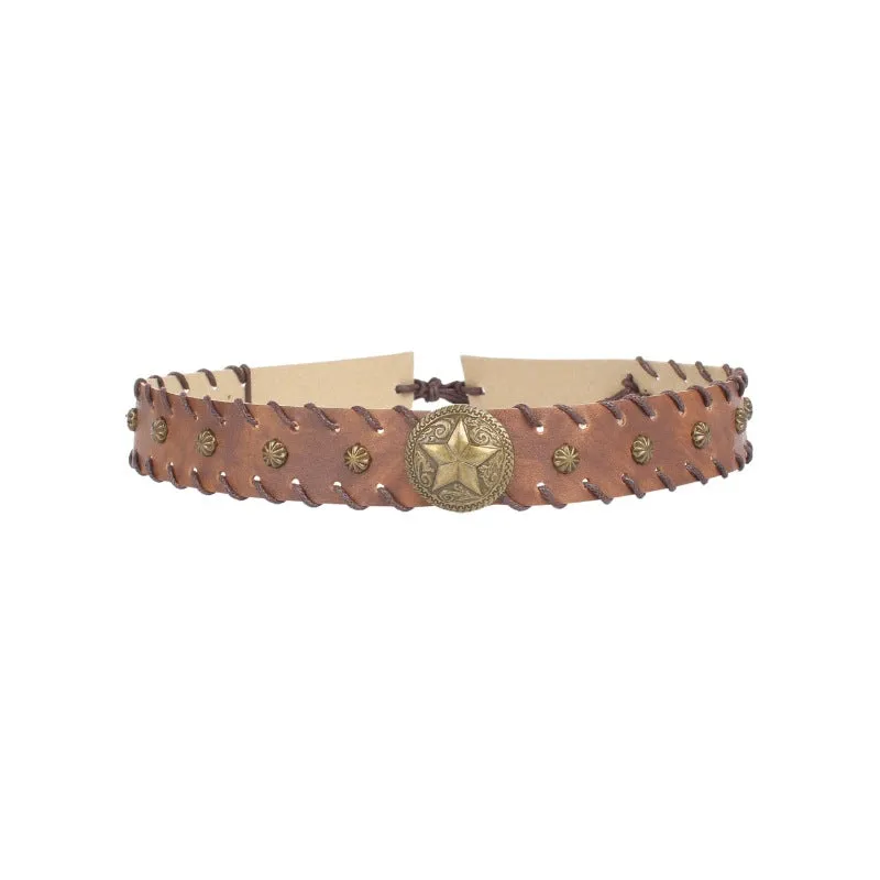 Star Leather Hat Bands