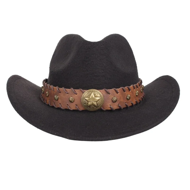 Star Leather Hat Bands