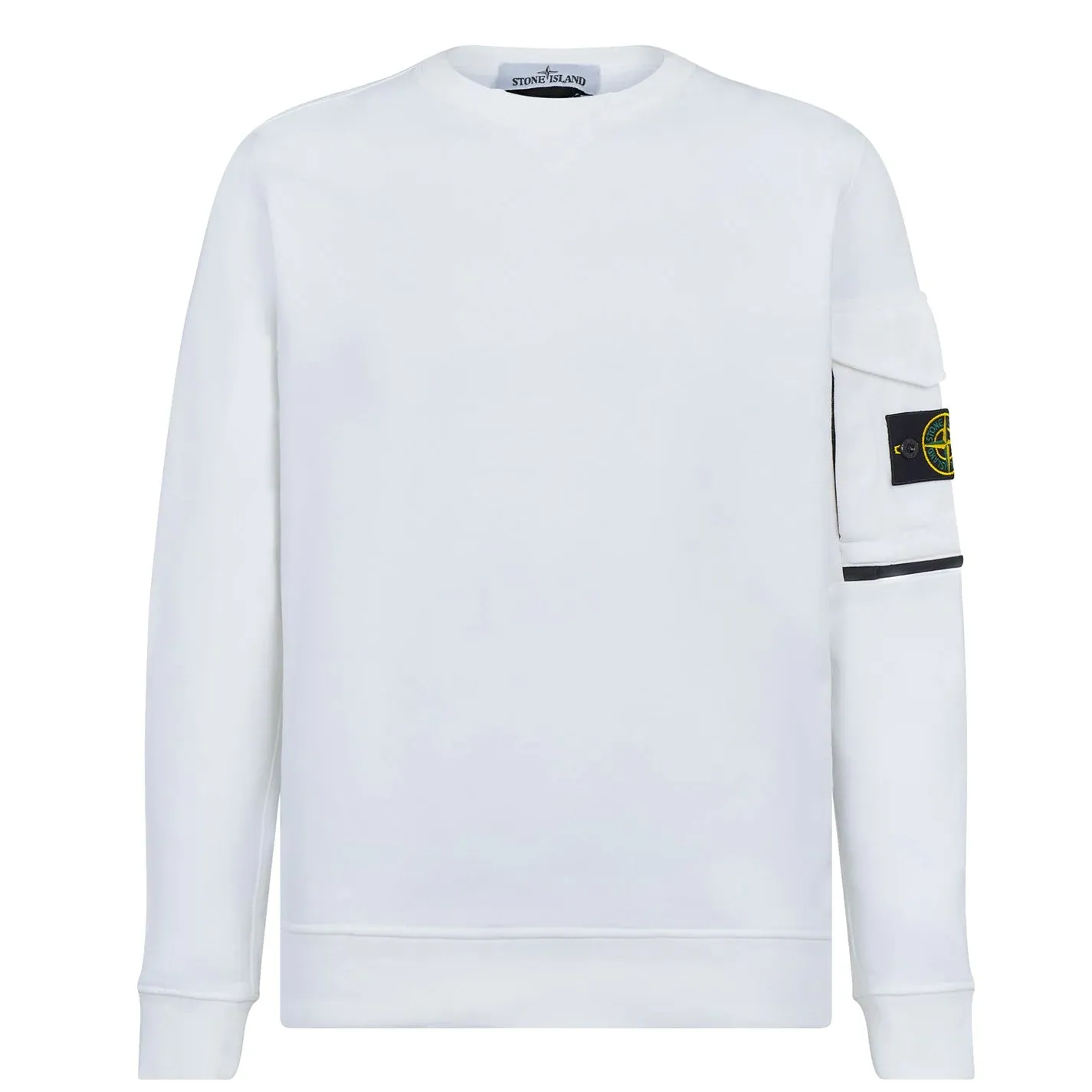 Stone Island Ivory Arm Pocket Sweatshirt