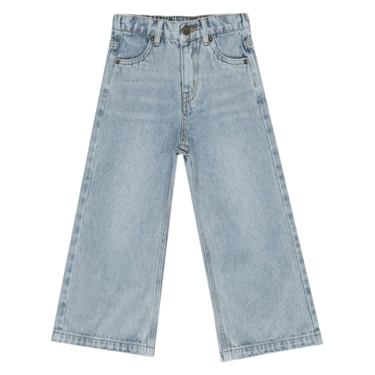 STRAIGHT LEG DENIM PANTS