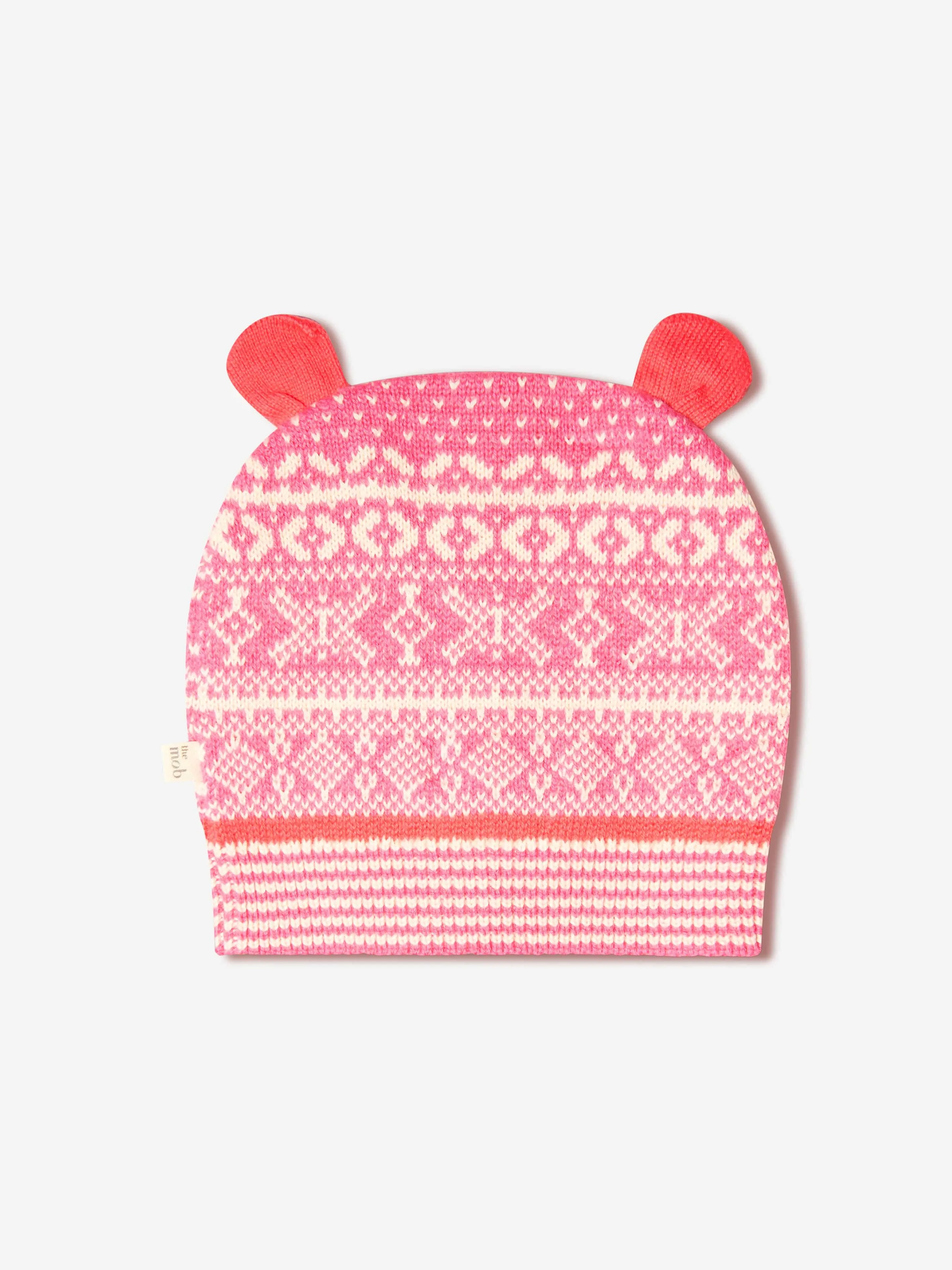 The Bonnie Mob Baby Girls Knitted Hat With Ears