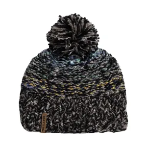 Turtle Fur Firefly Pom Beanie - Black