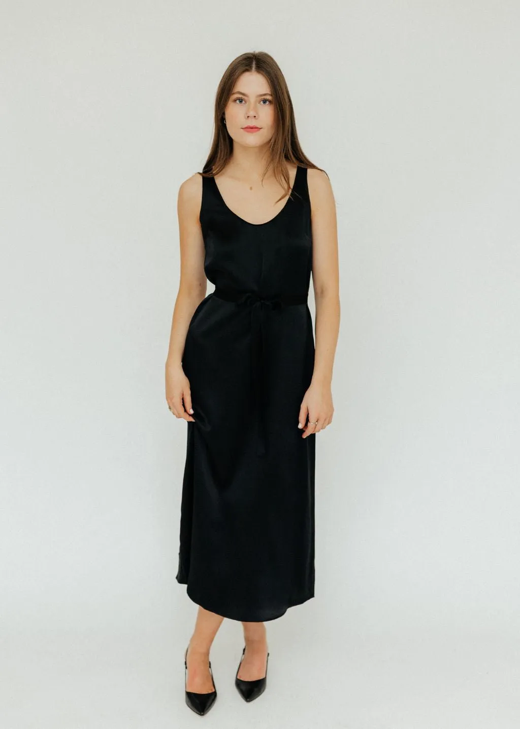 Velvet Harlem Dress in Black