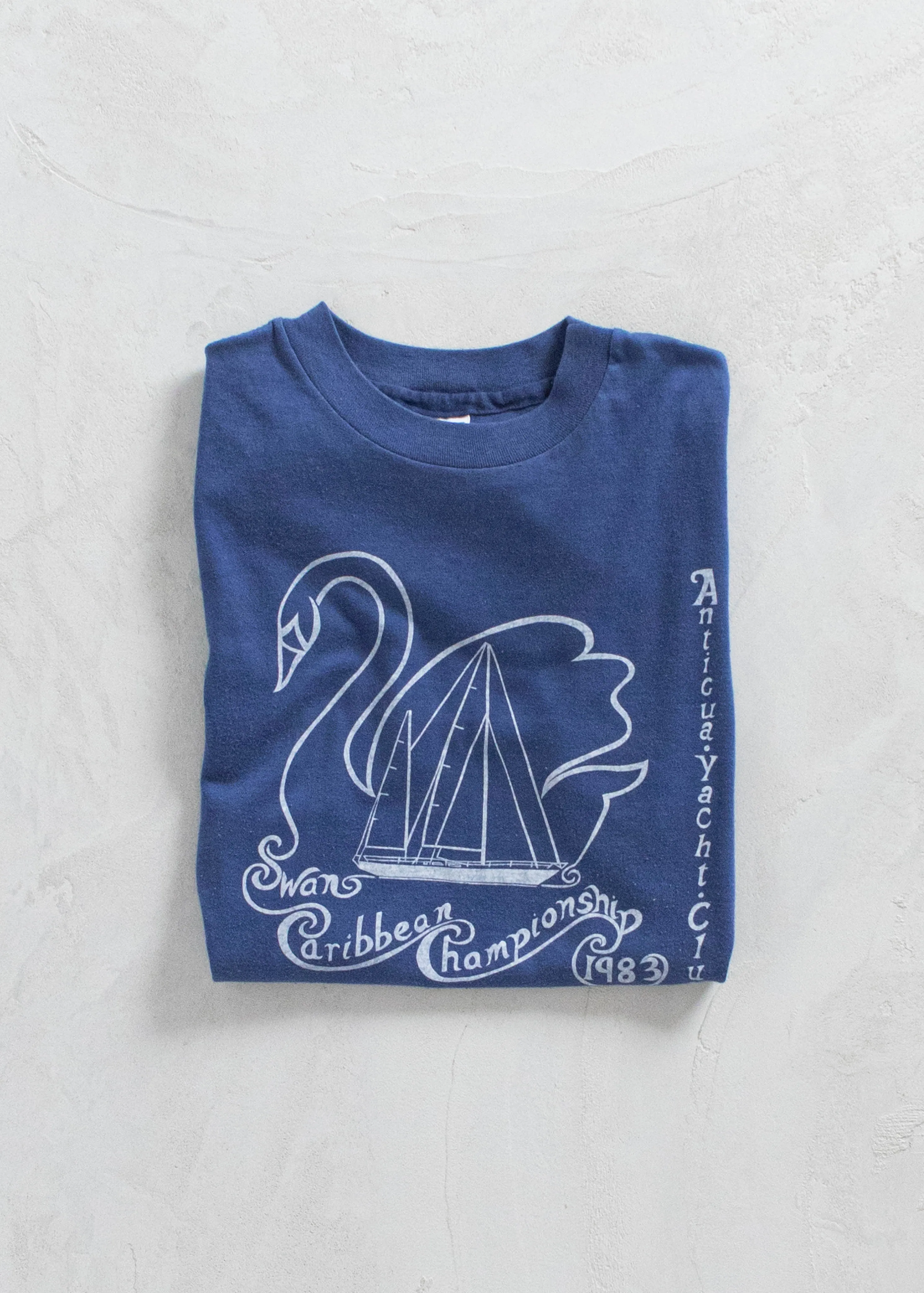 Vintage 1980s "Swan Caribbean Championship" T-Shirt Size S/M