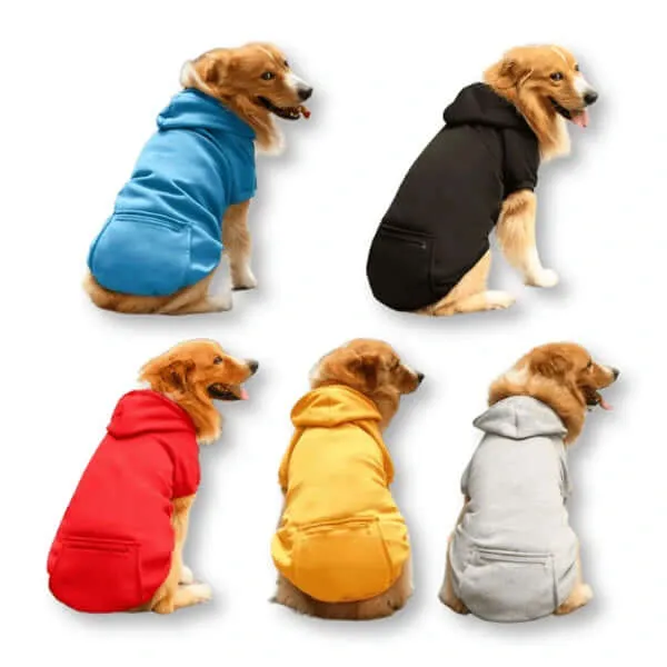 Warm Dog Hoodies for Medium-Large Dogs