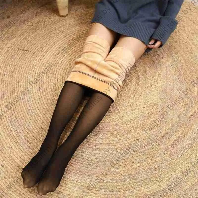 Winter fleece stocking dual tone