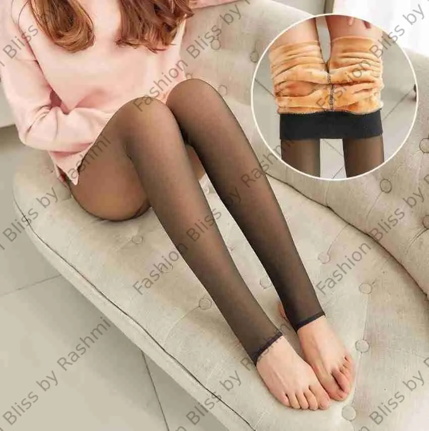 Winter fleece stocking dual tone