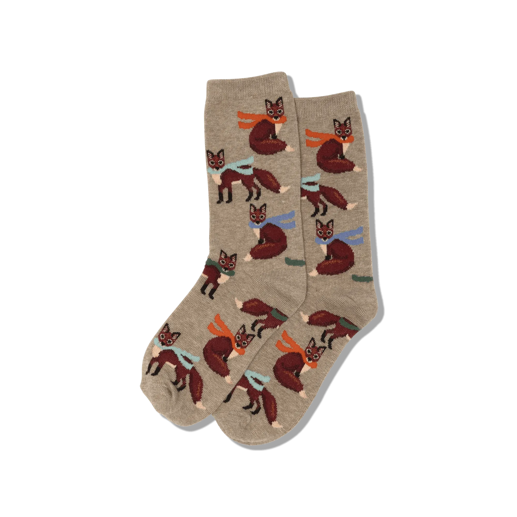 Winter Foxes Kid's Crew Socks