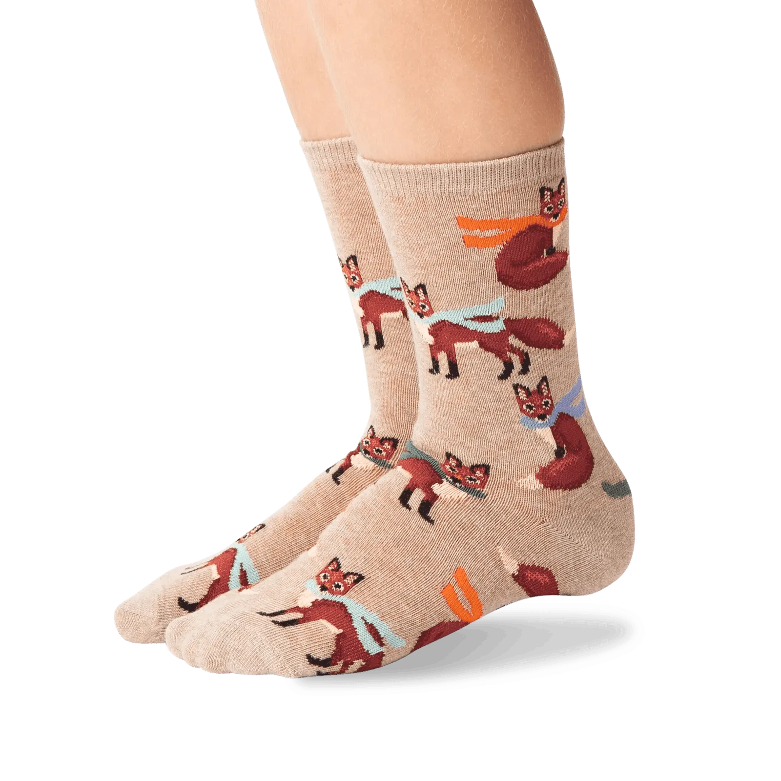 Winter Foxes Kid's Crew Socks