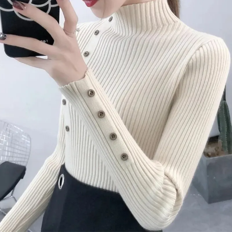 Women's Casual Knit Turtleneck Jumper | Perfect for Autumn/Winter