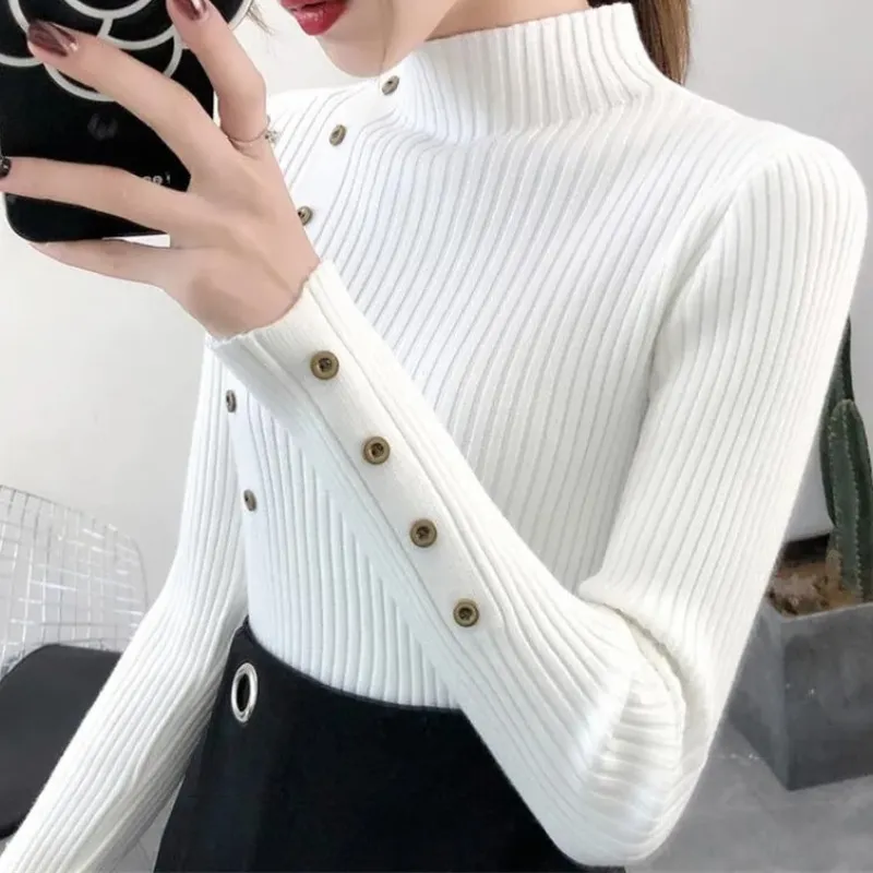 Women's Casual Knit Turtleneck Jumper | Perfect for Autumn/Winter