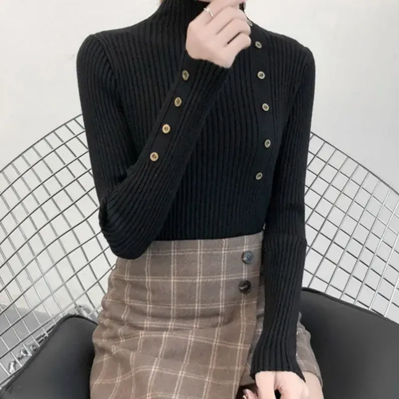 Women's Casual Knit Turtleneck Jumper | Perfect for Autumn/Winter