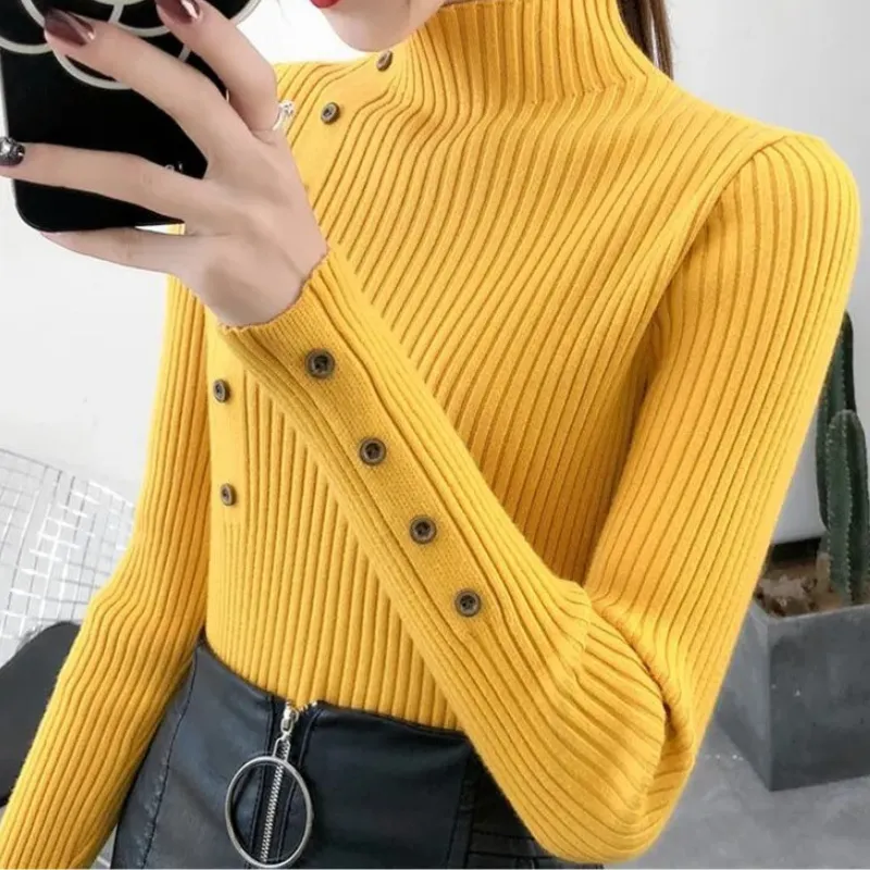 Women's Casual Knit Turtleneck Jumper | Perfect for Autumn/Winter