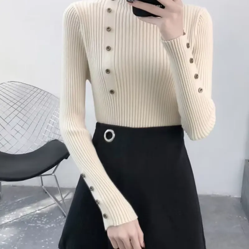 Women's Casual Knit Turtleneck Jumper | Perfect for Autumn/Winter