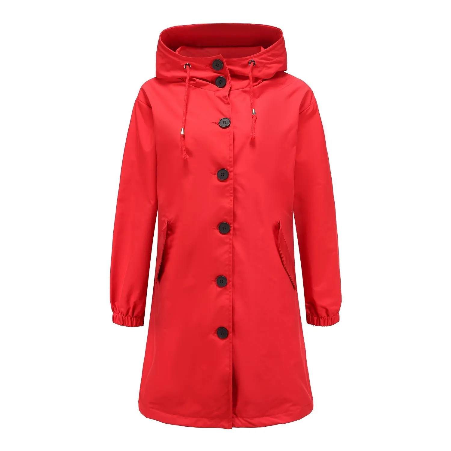 Women's Casual Loose Waterproof Trench Coat with Hood | Ideal for Autumn/Winter