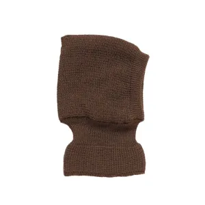 wool balaclava in clove