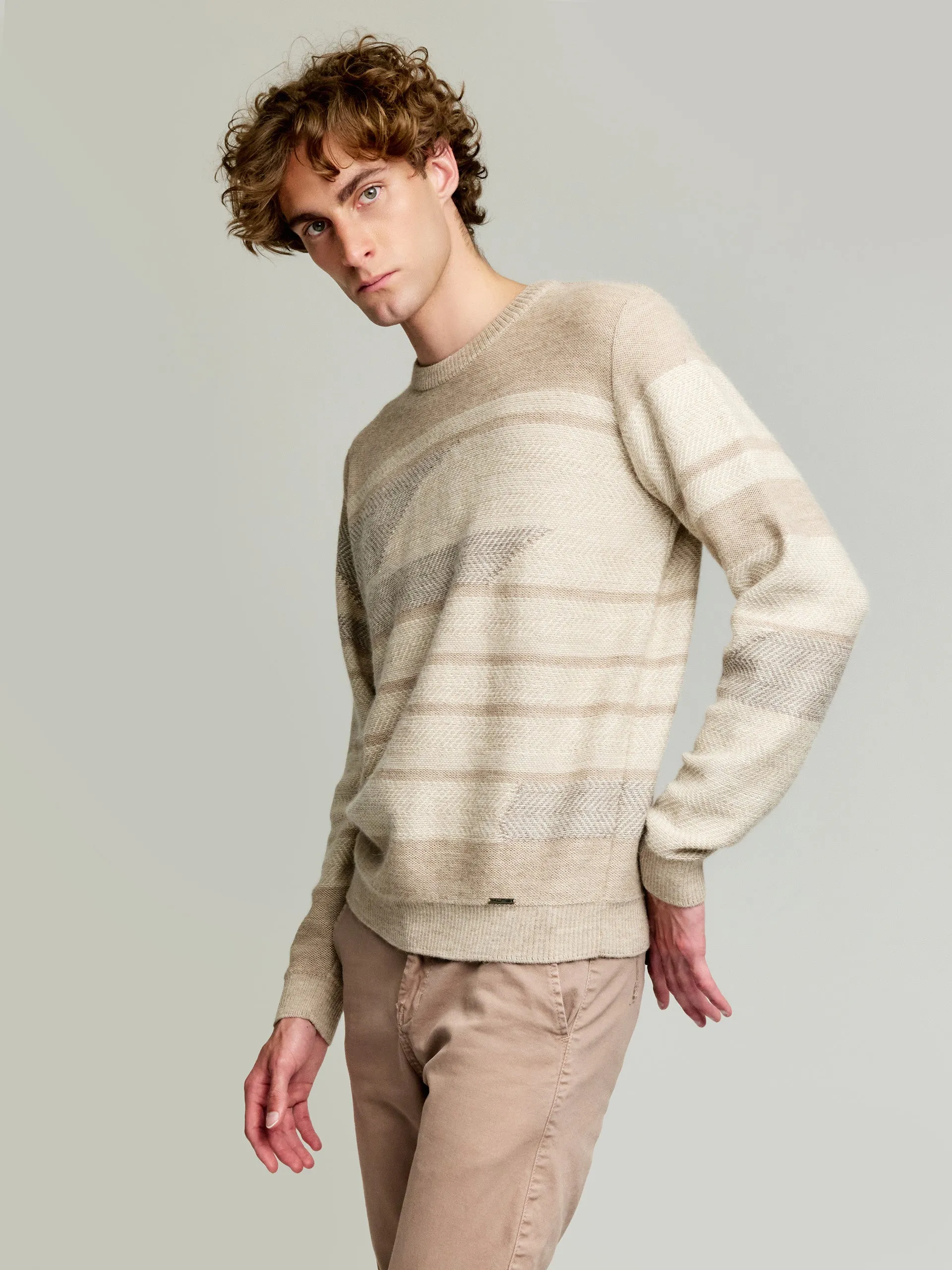 Yackson Sweater Baby Alpaca Color Beige