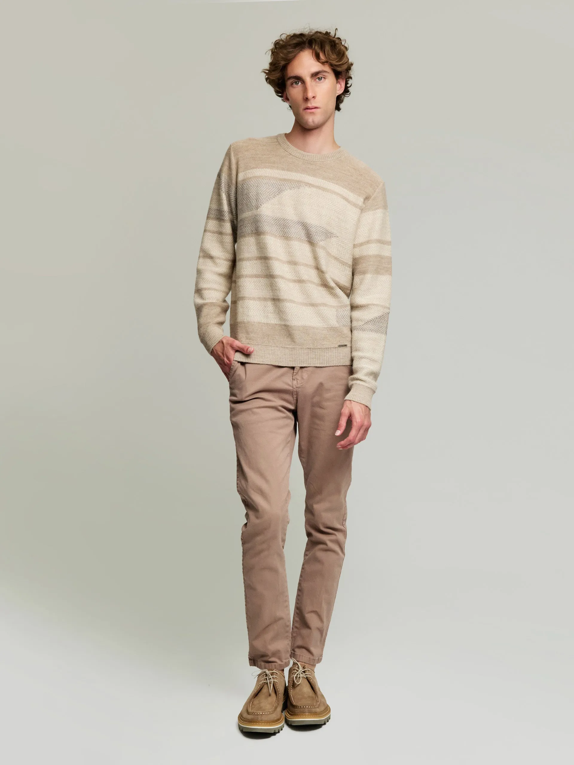 Yackson Sweater Baby Alpaca Color Beige