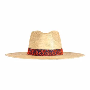 Zicatela Ikat Palm Hat